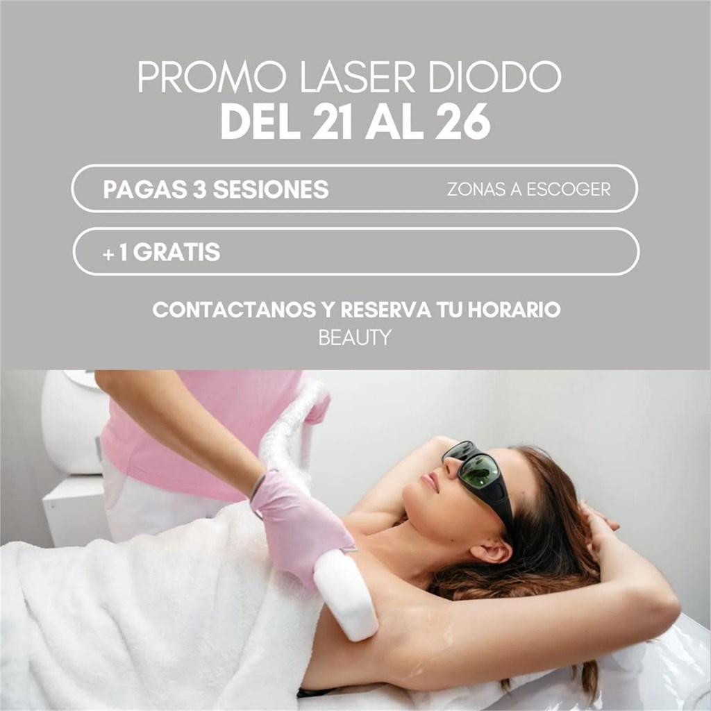 PROMO LÁSER DIODO DEL 21 AL 26 DE SEPTIEMBRE