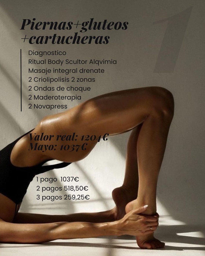 PROMO PIERNAS + GLUTEOS + CARTUCHERAS MAYO 2026