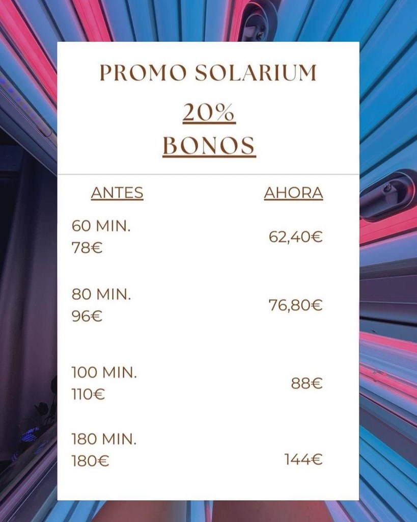 SUPER PROMO SOLARIUM 2026